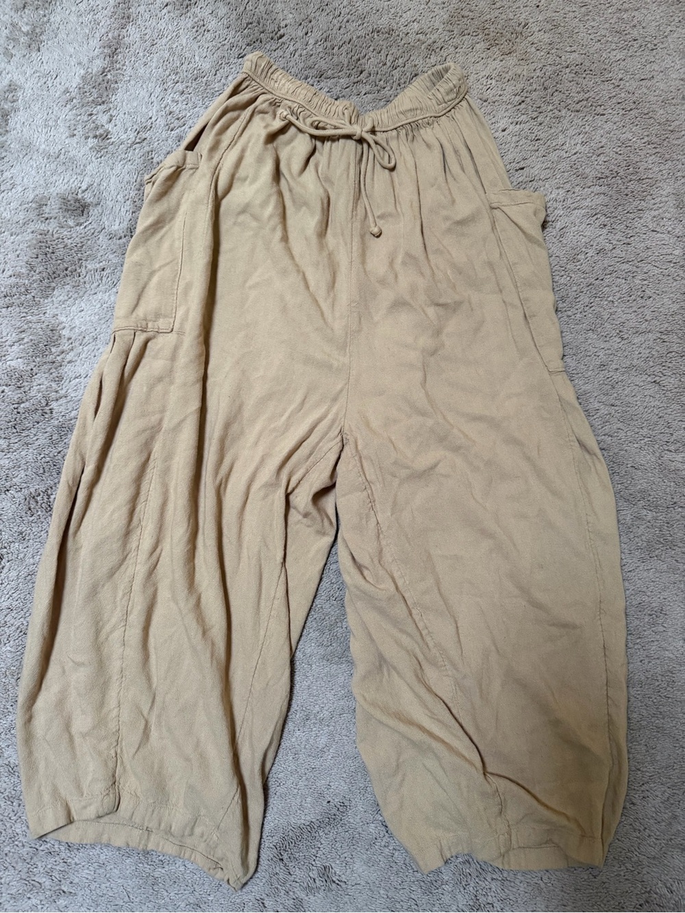Free people Quinn pants beige